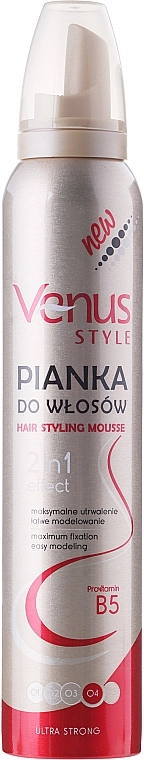 Venus Піна для укладання волосся, з провітаміном В5 Hair Foam - фото N3