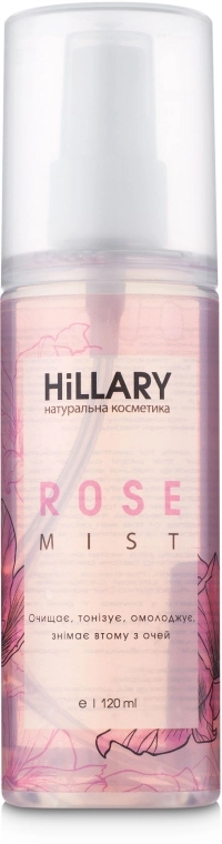 Hillary Трояндова вода для обличчя Rose Mist - фото N1