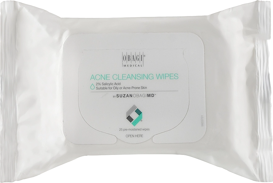 Obagi Medical Очищувальні серветки для обличчя Suzanogimd Acne Cleansing Wipes - фото N1