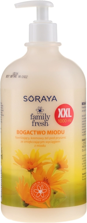 Soraya Зволожувальний крем-гель для душу "Багатство меду" Family Fresh Moisturizing Cream Shower Gel - фото N3