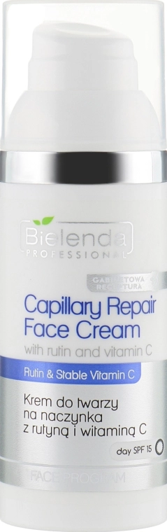 Bielenda Professional Крем для шкіри з проявами куперозу, з рутином і вітаміном С Capilary Repair Face Cream - фото N1