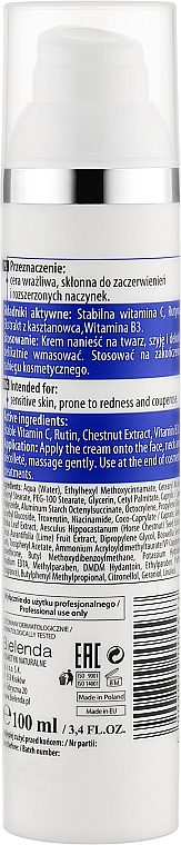 Bielenda Professional Крем для шкіри з проявами куперозу, з рутином і вітаміном С Capilary Repair Face Cream - фото N4