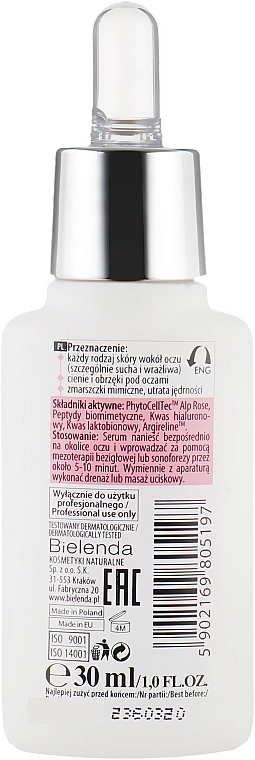 Bielenda Professional Пептидна сироватка для шкіри навколо очей Eye Lift Program Peptide Firming Serum - фото N2