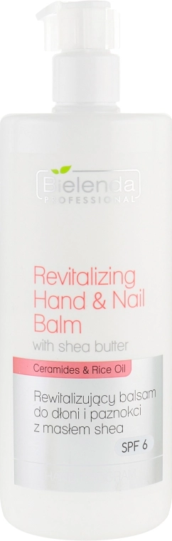 Bielenda Professional Восстанавливающий бальзам для рук и ногтей Hand Program Revitalizing Hand & Nail Balm SPF 6 - фото N1