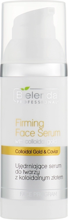 Bielenda Professional Зміцнювальна сироватка для обличчя, з колоїдним золотом Program Face Firming Face Serum With Colloidal Gold - фото N1