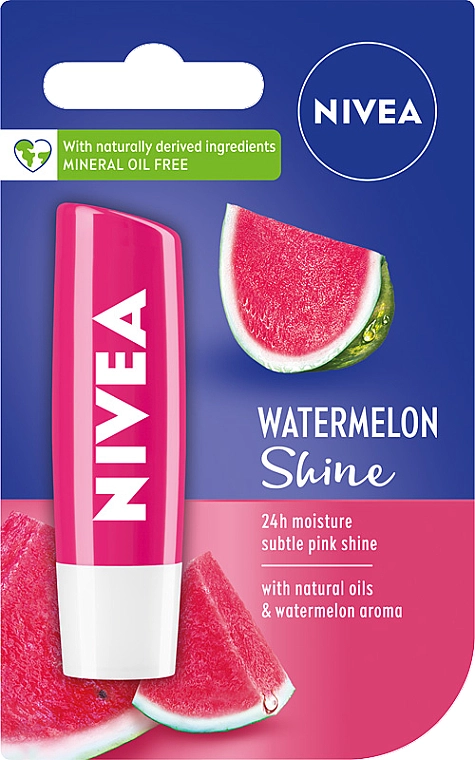 Nivea Бальзам для губ "Фруктове сяйво. Кавун" Fruity Shine Watermelon Lip Balm - фото N1