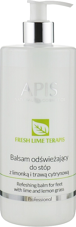 APIS Professional Освіжальний бальзам для ніг Refreshing Balm For Feet With Lime And Lemongrass - фото N1