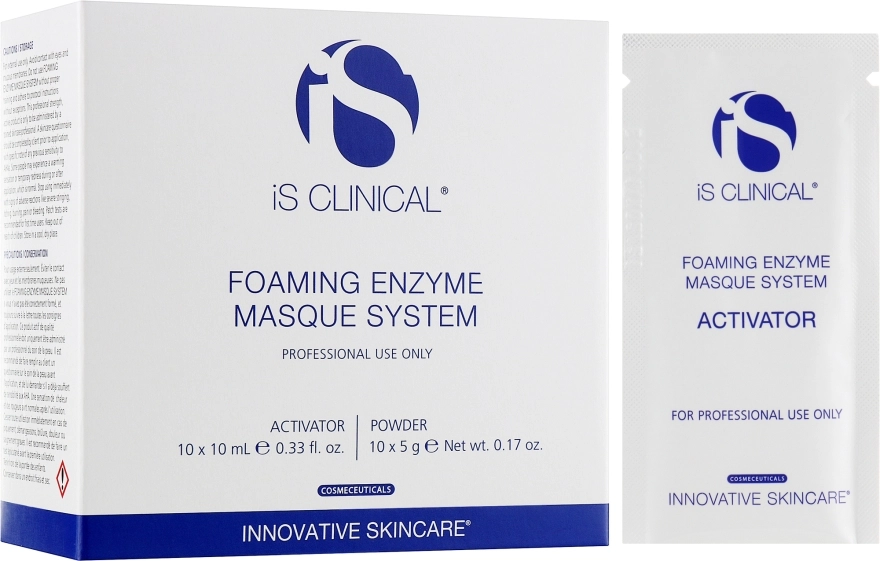 IS CLINICAL Набор Foaming Enzyme Masque System (activator/10x10ml + powder/10x5g) - фото N1