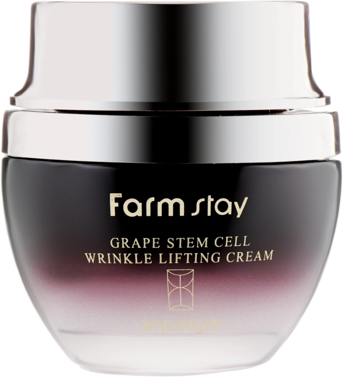 Крем для обличчя з фітостволовими клітинами винограду - FarmStay Grape Stem Cell Wrinkle Lifting Cream, 50 мл - фото N2