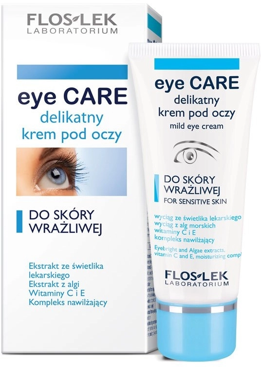 Floslek Крем для чувствительной кожи глаз Eye Care Mild Eye Cream For Sensitive Skin - фото N1