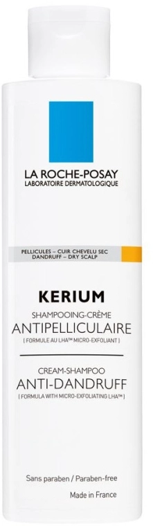 La Roche-Posay Шампунь-крем проти лупи Kerium Cream Shampoo Anti-Dandruff Micro Exfoliating - фото N1