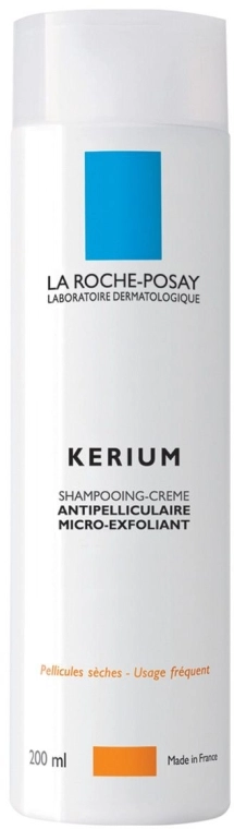 La Roche-Posay Шампунь-крем против сухой перхоти Kerium Anti-Dandruff Dry Sensitive Scalp Cream Shampoo - фото N2
