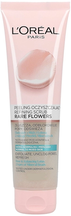 L’Oreal Paris Скраб для лица Skin Expert Rare Flowers Refining Scrub - фото N1