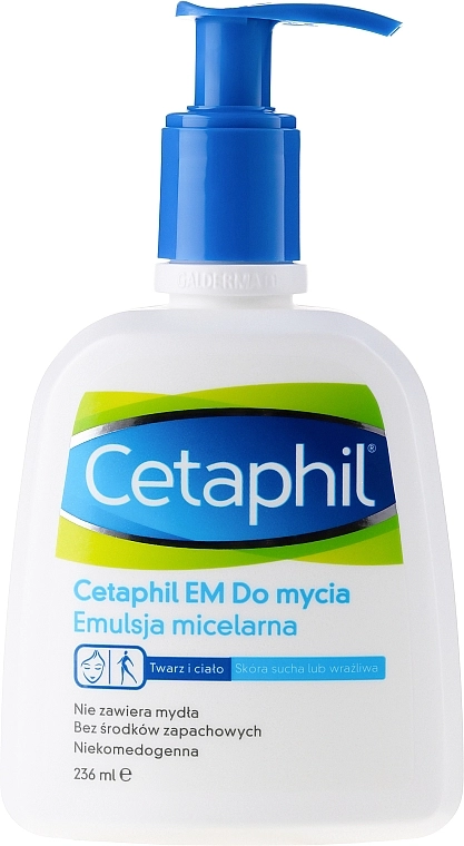 Cetaphil Очищувальний гель для усіх типів шкіри обличчя і тіла Face & Body Gentle Skin Cleanser - фото N2