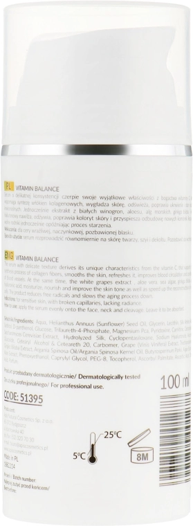 APIS Professional Сыворотка для лица с витамином С и белым виноградом Vitamin-Balance Algae Serum - фото N2