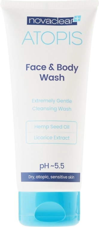 Novaclear Засіб для миття обличчя і тіла Atopis Face & Body Wash - фото N2