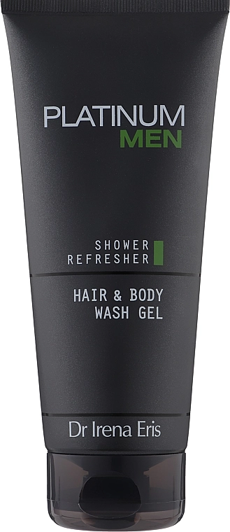 Dr Irena Eris Шампунь-гель для тела и волос Platinum Men Shower Refresher Hair Body Wash Gel - фото N1