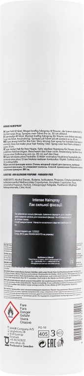 IdHair Лак для волос сильной фиксации Elements Xclusive Intense Hairspray - фото N4