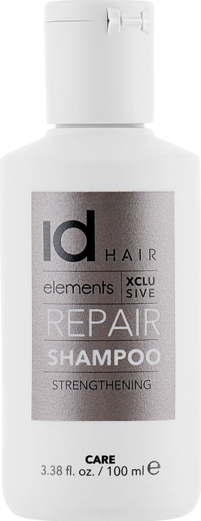 Восстанавливающий шампунь для поврежденных волосшамп - IdHair Elements Xclusive Repair Shampoo, 100ml - фото N1