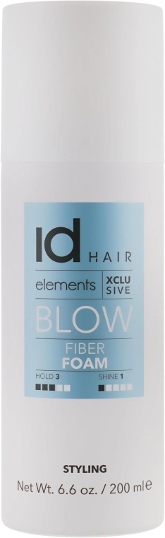 IdHair Волоконный мусс для укладки феном Elements Xclusive Fiber Foam - фото N1