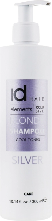 IdHair Шампунь для освітленого і блондованого волосся Elements XCLS Blonde Silver Shampoo - фото N1