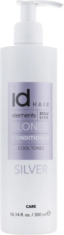 IdHair Кондиціонер для освітленого і блондованого волосся Elements XCLS Blonde Silver Conditioner - фото N3