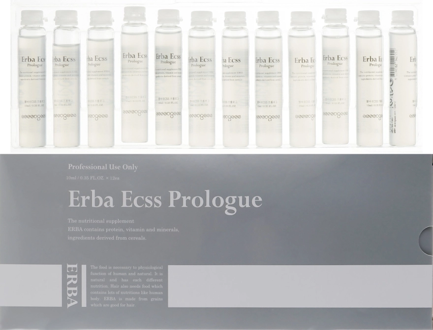 Erba Ампулы для восстановления волос с кератином Ecss Prologue - фото N1