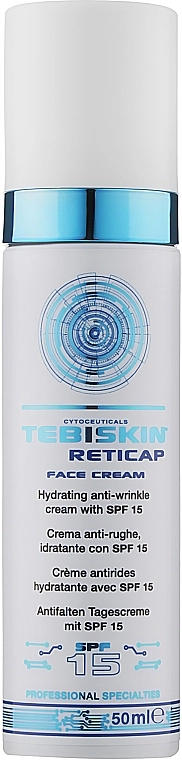 Tebiskin Інтенсивний омолоджувальний крем з SPF15 Reticap Face Cream - фото N1