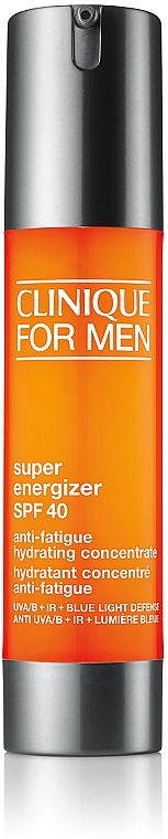 Clinique Тонизирующее и увлажняющее средство для мужчин For Men Super Energizer Hydrating Concentrate SPF 40 - фото N1