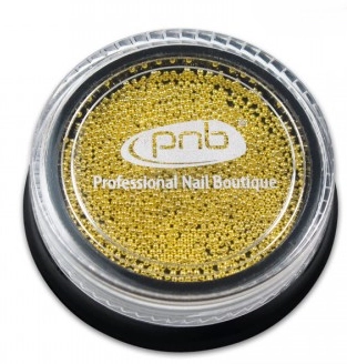 PNB Декор для нігтів "Бульйонки" 0.8 мм, металеві – - фото N1