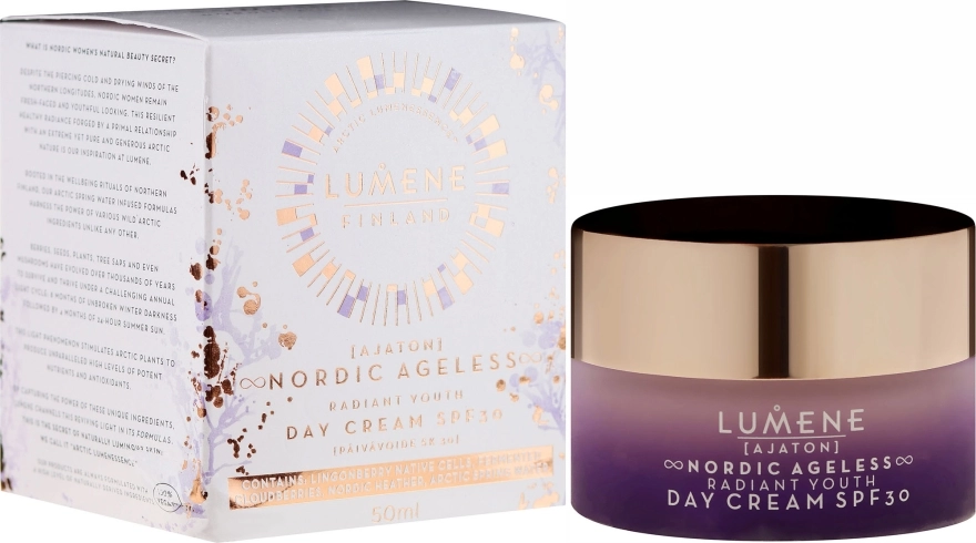 Lumene Крем для обличчя Nordic Ageless Radiant Youth Day Cream SPF30 - фото N1