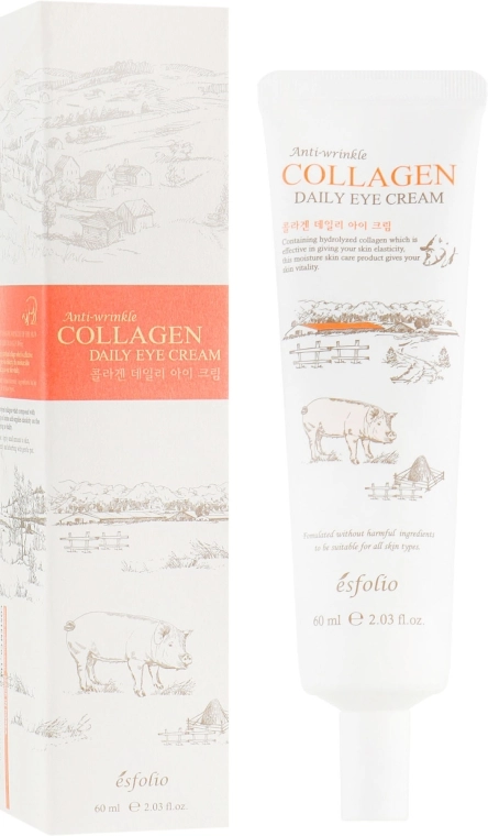 Esfolio Коллагеновый крем для кожи вокруг глаз Collagen Daily Eye Cream - фото N1