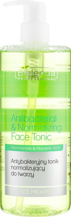 Bielenda Professional Антибактеріальний тонік Face Program Antibacterial & Normalizihg Face - фото N1