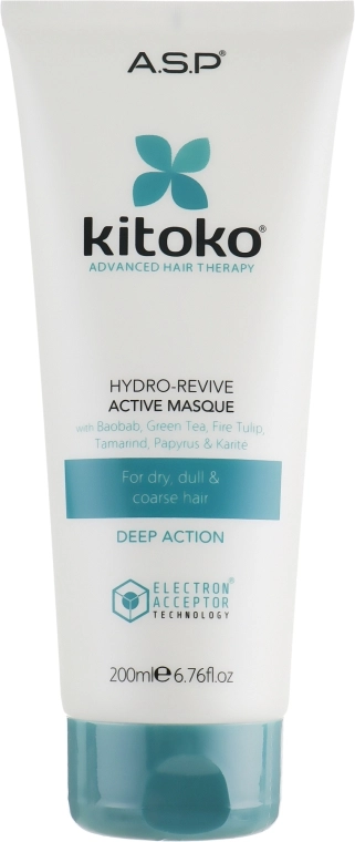 Affinage Маска для сухого волосся Kitoko Hydro Revive Active Masque - фото N2