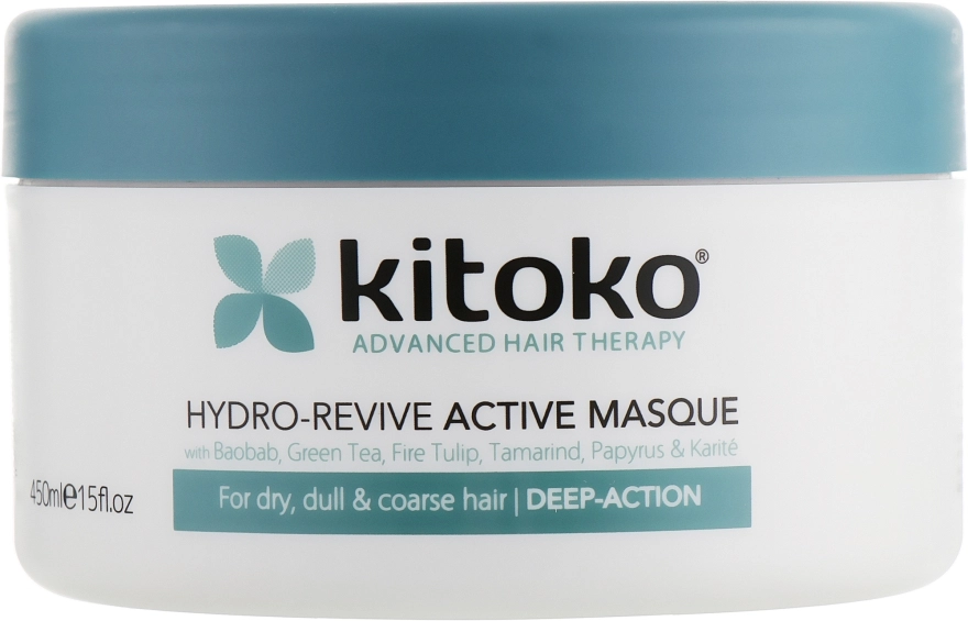 Affinage Маска для сухого волосся Kitoko Hydro Revive Active Masque - фото N4