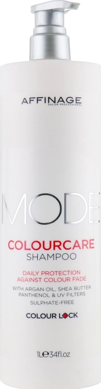 Affinage Шампунь для фарбованого волосся Mode Colour Care Shampoo - фото N3