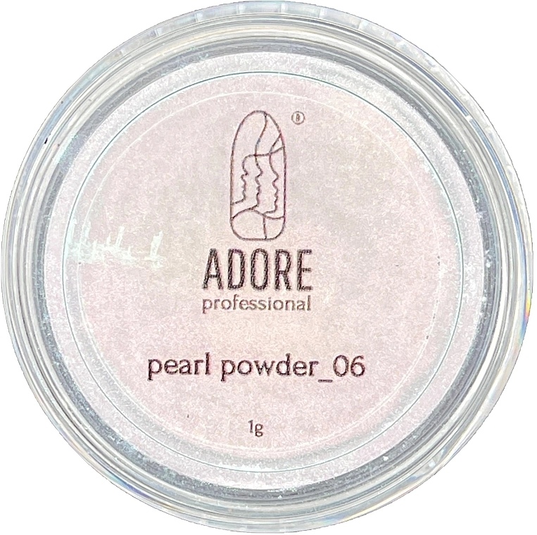 Adore Professional Жемчужная пудра для ногтей Pearl Nail Powder - фото N1