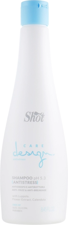 Shot Шампунь антистрес проти ламкості волосся Care Design Antistress Shampoo - фото N1
