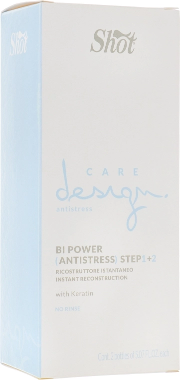 Shot Набір Care Design Bi Power Antistress Step 1+2 (elixir/150ml + elixir/150ml) - фото N1