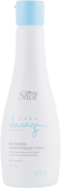 Shot Набір Care Design Bi Power Antistress Step 1+2 (elixir/150ml + elixir/150ml) - фото N4