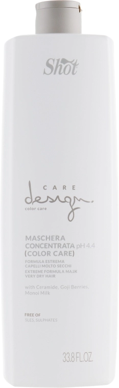 Shot Маска-концентрат для фарбованого волосся Care Design Color Care Extreme Formula Mask Very Dry Hair - фото N3