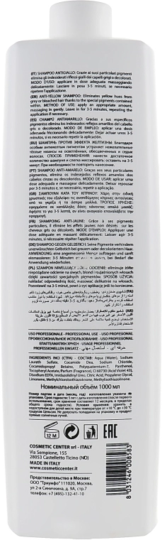 Shot Шампунь проти ефекту жовтизни Ambition Tech Reset Anti-Yellowing Shampoo - фото N4