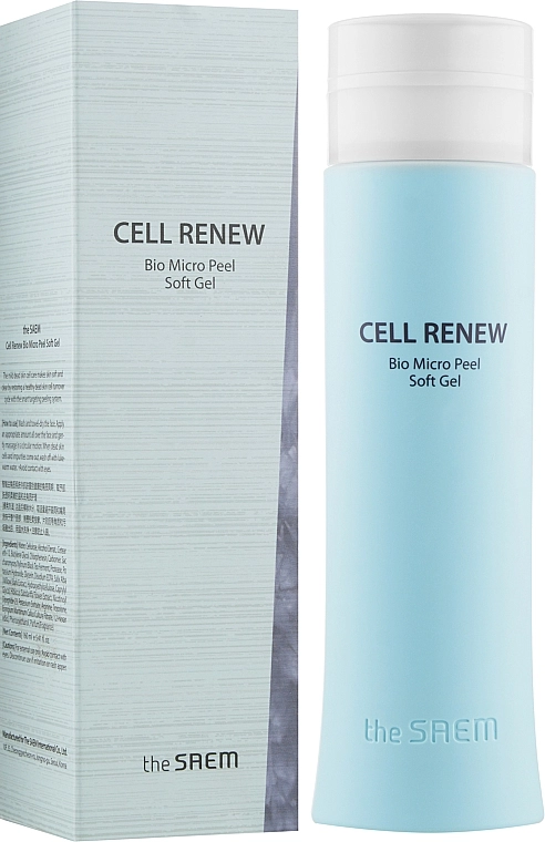 The Saem Мягкий пилинг-скатка для очищения кожи от мертвых клеток Cell Renew Bio Micro Peel Soft Gel - фото N2