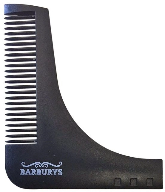 Barburys Гребінь для розчісування бороди Barberang Beard Shaping Comb - фото N1