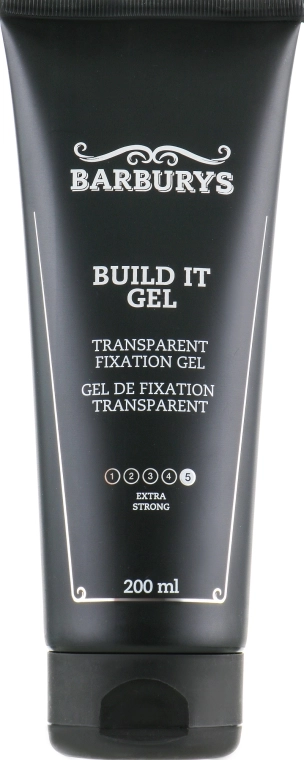 Barburys Прозорий гель екстрасильної фіксації Build It Gel - фото N2