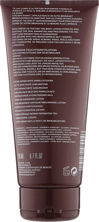 Academie Увлажняющий лосьон для тела Bronze Express Beautifying Moisturizing Lotion - фото N2