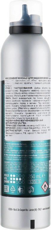 Helen Seward Мус для надання об'єму, слабка фіксація Indaco Volumizing Mousse - фото N2