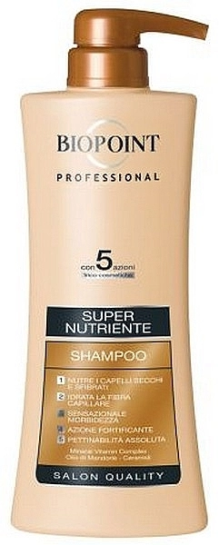 Biopoint Шампунь "Ультраживильний" для неслухняного та сухого волосся Super Nourishing Shampoo - фото N1