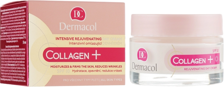 Dermacol Крем для лица, дневной Collagen+ Intensive Rejuvenating Day Cream SPF10 - фото N1