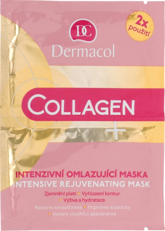 Dermacol Интенсивная омолаживающая коллагеновая маска для лица Collagen+ Intensive Rejuvenating Mask - фото N1